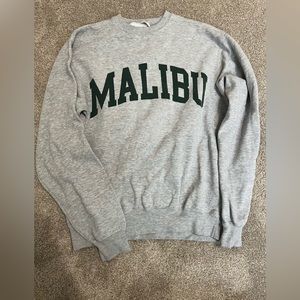 brandy melville grey crewneck